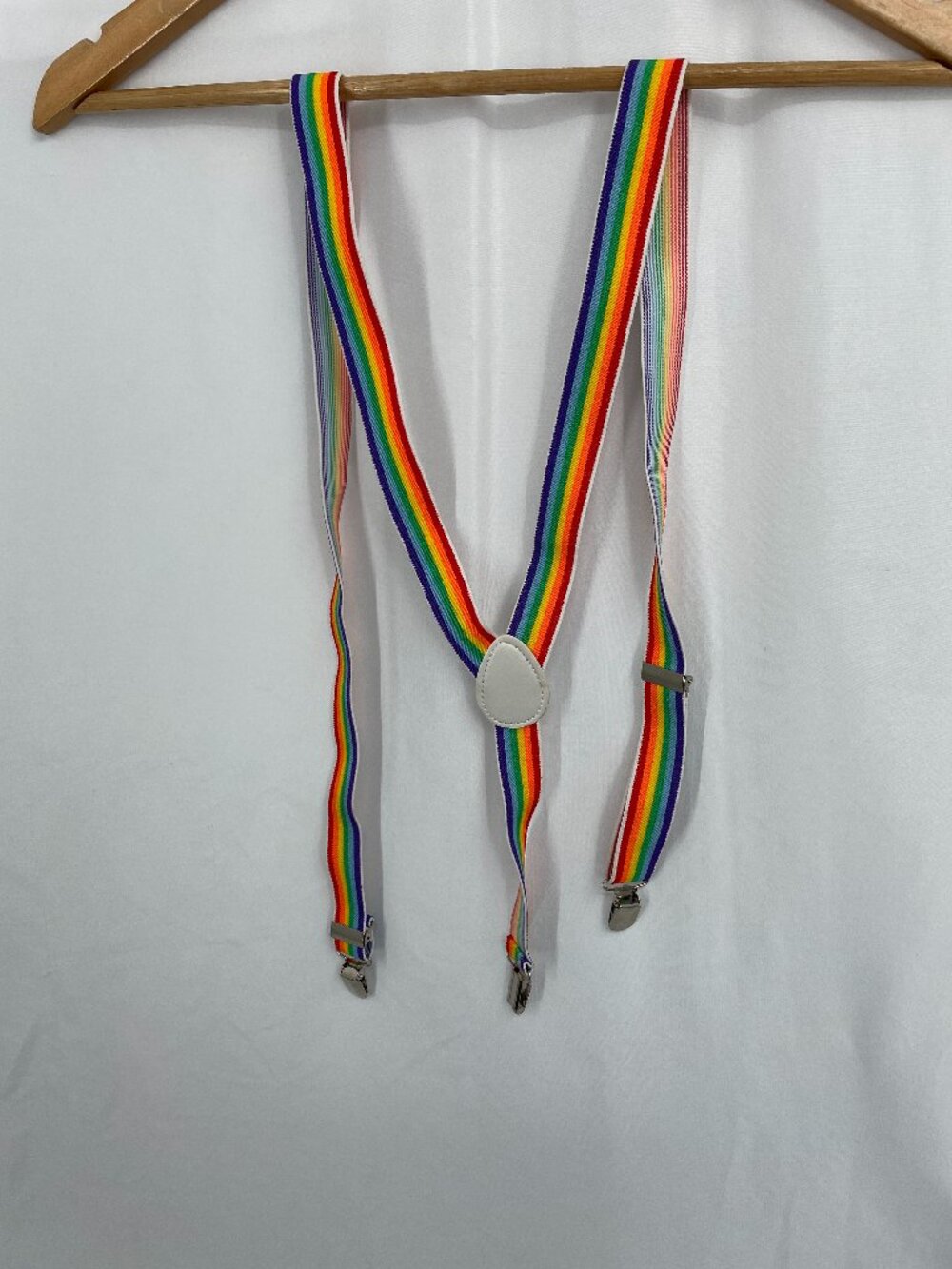 Vintage Rainbow Adult Suspenders